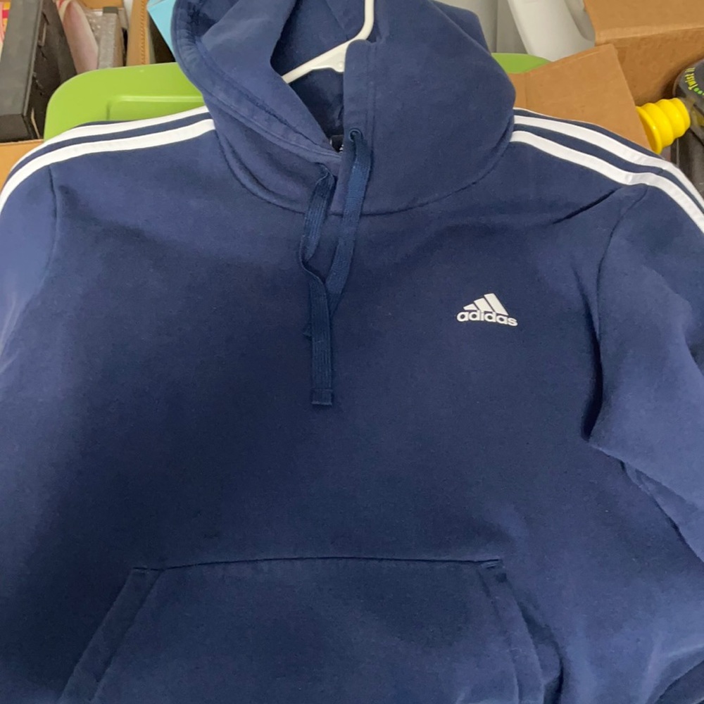 Navy Adidas hoodie